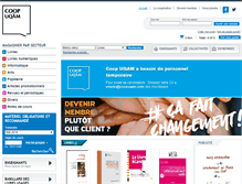 Tablet Screenshot of m.coopuqam.com